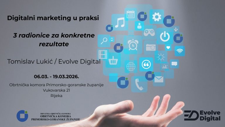 Digitalni marketing u praksi – 3 radionice za konkretne rezultate
